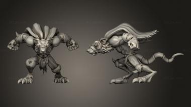 Military figurines TORCHLIGHT SEWERS RNR 3d model