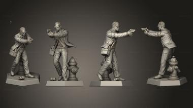 Military figurines Agent I 3d model