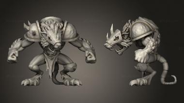Military figurines TORCHLIGHT SEWER 3d model