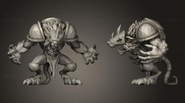 Military figurines TORCHLIGHT SEWER 3d model