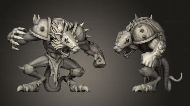 Military figurines TORCHLIGHT SEWER 3d model