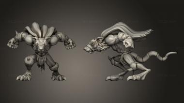 Military figurines TORCHLIGHT SEWER RNR 3d model