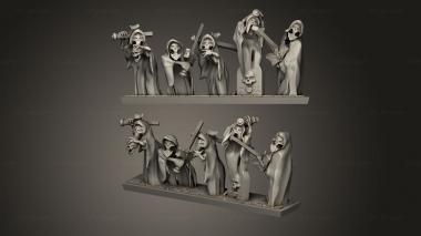 Military figurines coven Broken Swords EC BS strip 3d model