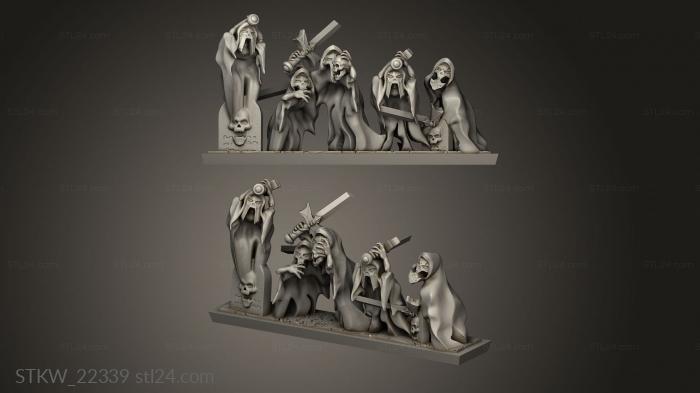 Military figurines (coven Broken Swords EC BS strip, STKW_22339) 3D models for cnc