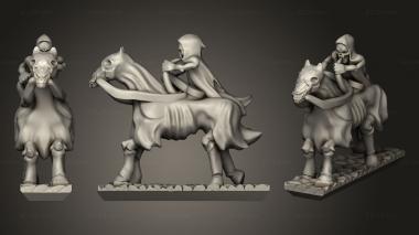 Military figurines covenant deadriders horn 3d model