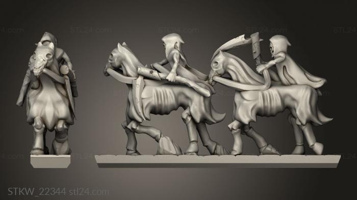 Military figurines (covenant deadriders, STKW_22344) 3D models for cnc