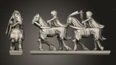 Military figurines covenant deadriders 3d model