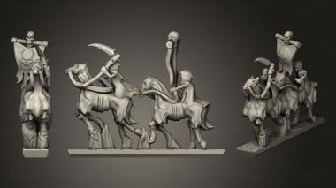 Military figurines covenant deadriders command 3d model