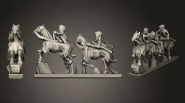 Military figurines covenant deadriders horn 3d model