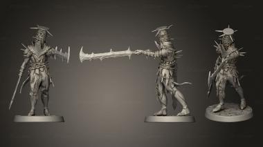 Military figurines Tormented Iron 3d model