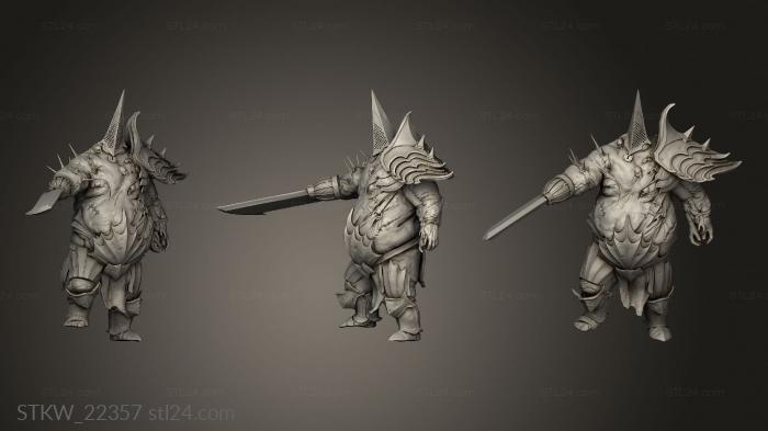 Military figurines (Tormentor Pointproted Point, STKW_22357) 3D models for cnc