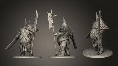 Military figurines Tormentor Stand proted 3d model
