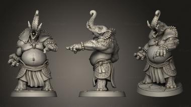 Military figurines total Elephant Man 3d model