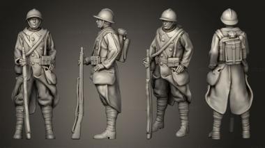 Military figurines Soldier AM 3d model