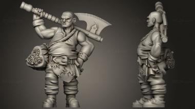 Military figurines Townsfolk Male 3d model