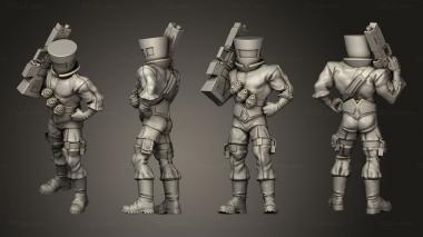 Military figurines Agentes AIM 3d model