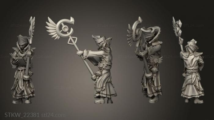 Military figurines (Townsfolk Priest, STKW_22381) 3D models for cnc
