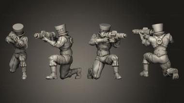 Military figurines Aim Agents 3d model