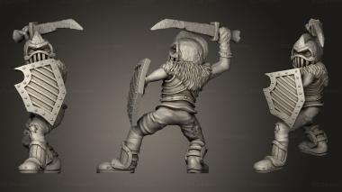 Military figurines Goblin Fighters fighter 3d model
