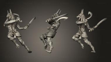 Military figurines TR Anubis Warrior 3d model