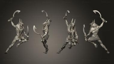 Military figurines TR Anubis Warrior 3d model