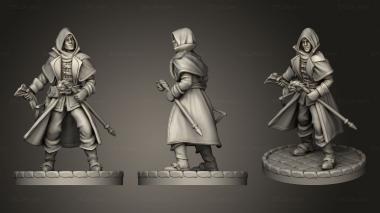 Military figurines Traveler 3d model
