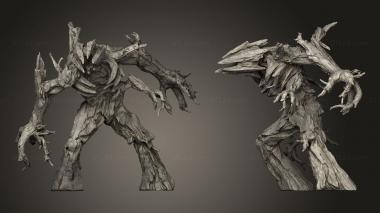 Military figurines Treant Soldier Skinny 3d model