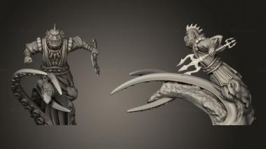 Military figurines Hunt Married Male Tentacle 3d model