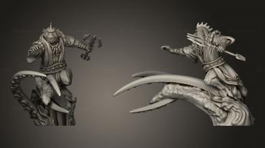 Military figurines Hunt Married Male Tentacle 3d model