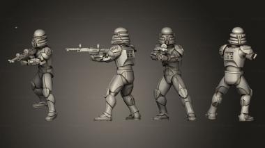Military figurines Airborne Helmet 3d model