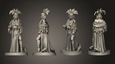 Military figurines Tribal Agnes ch 3d model