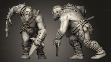 Military figurines Tribe Ogre 3d model