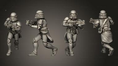 Military figurines Airborne Squad 1 3d model