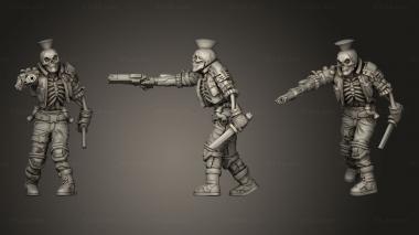 Military figurines TRIBES CYBER BERNARDINO 3d model