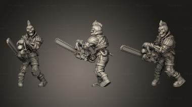 Military figurines TRIBES CYBER GILBERTO 3d model