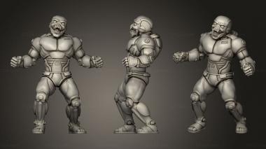 Military figurines Tribes Cyberpunk GHOUL 3d model