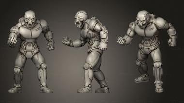 Military figurines Tribes Cyberpunk GHOUL 3d model