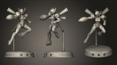 Military figurines Tribes Cyberpunk CYBERBABE CHAYUN 3d model