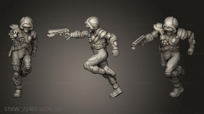 Military figurines (Tribes Cyberpunk META MAN TWO, STKW_22485) 3D models for cnc