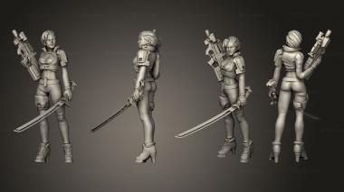 Military figurines Tribes Cyberpunk QUADRO KANTOS STREET KID LAMI KIT SKETCH 3d model