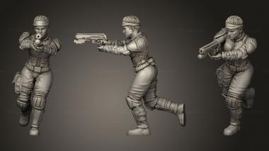 Military figurines Tribes Cyberpunk REGIN 3d model