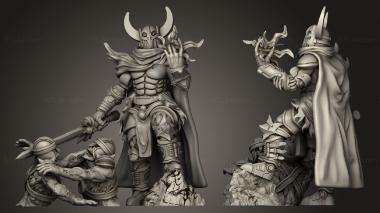 Military figurines TRIBES DEADMOON 3d model