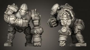 Military figurines TRIBAL WARRIOR MONGRERILLA 3d model