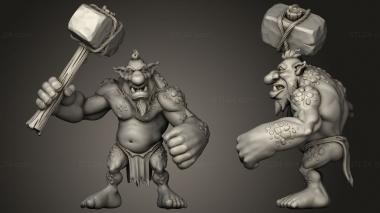 Military figurines Troll 3d model