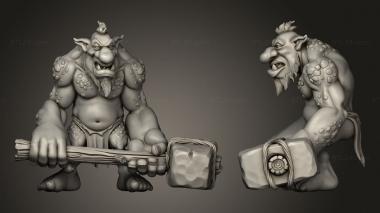 Military figurines Troll 3d model
