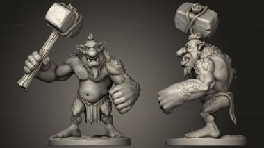 Military figurines Troll 3d model