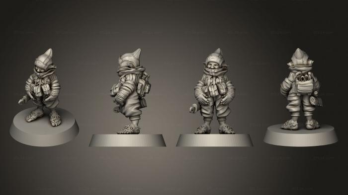 Military figurines (Airship Crew Female  06, STKW_2251) 3D models for cnc