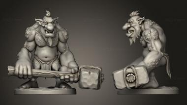 Military figurines Troll 3d model