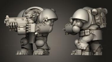 Military figurines Troops Crusader Troopa 3d model