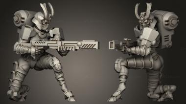 Military figurines Trooper 3d model